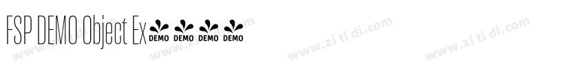 FSP DEMO Object Ex字体转换 FSP DEMO Object Ex字体转换